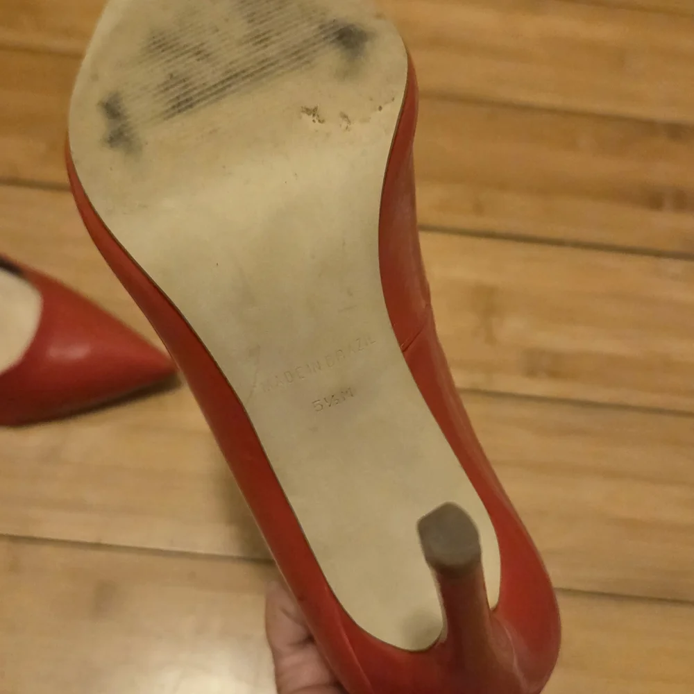 Elegant Red Stiletto Heels - Picture 5 of 7